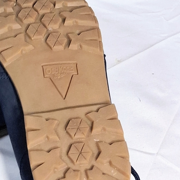 Oshkosh B'gosh Kid's Size 3 Gunther Unique Blue Tie Boots Shoes - Picture 8 of 9